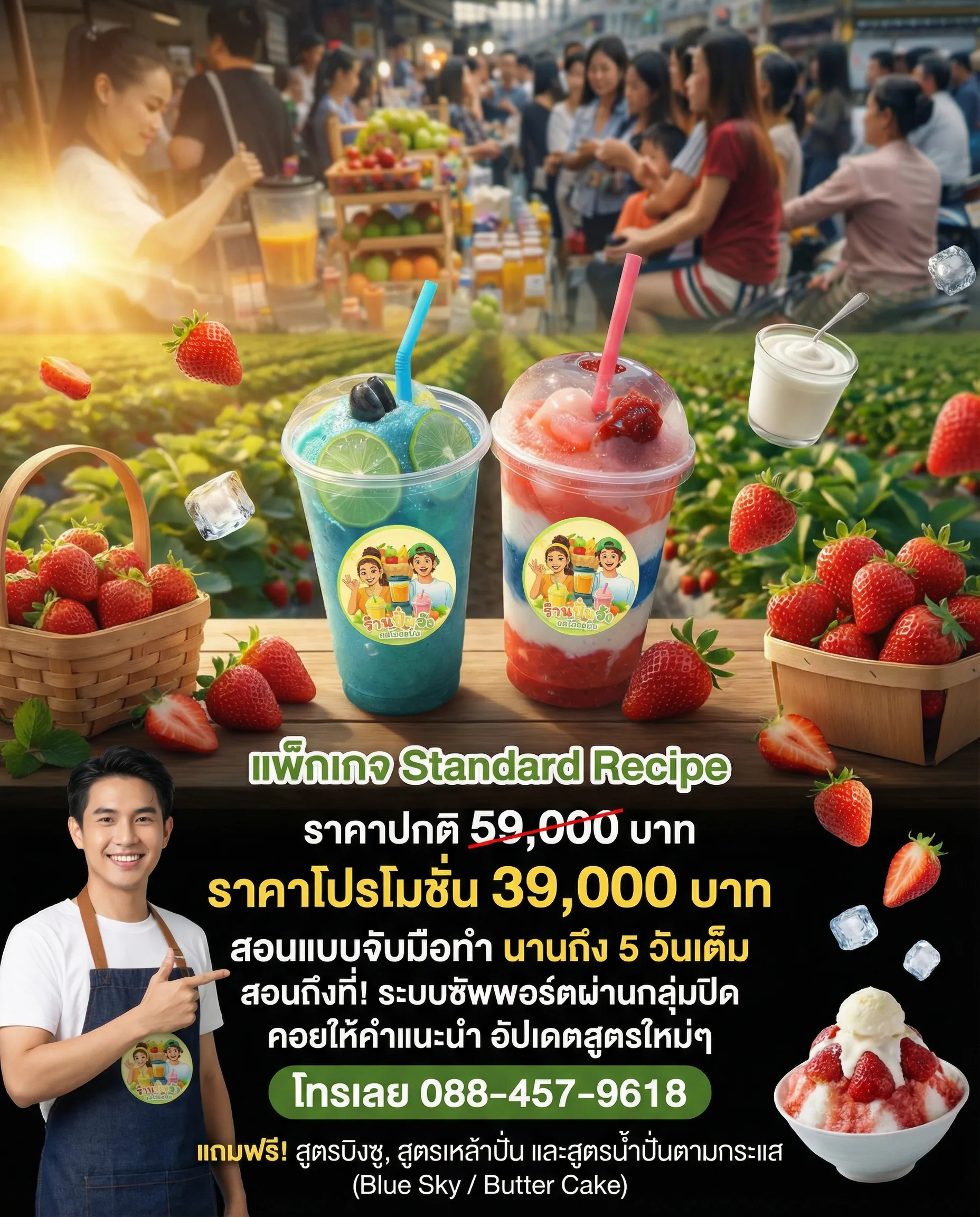 แพคเกจ โปรโมท แฟรนไชส์ ปั่นจัง